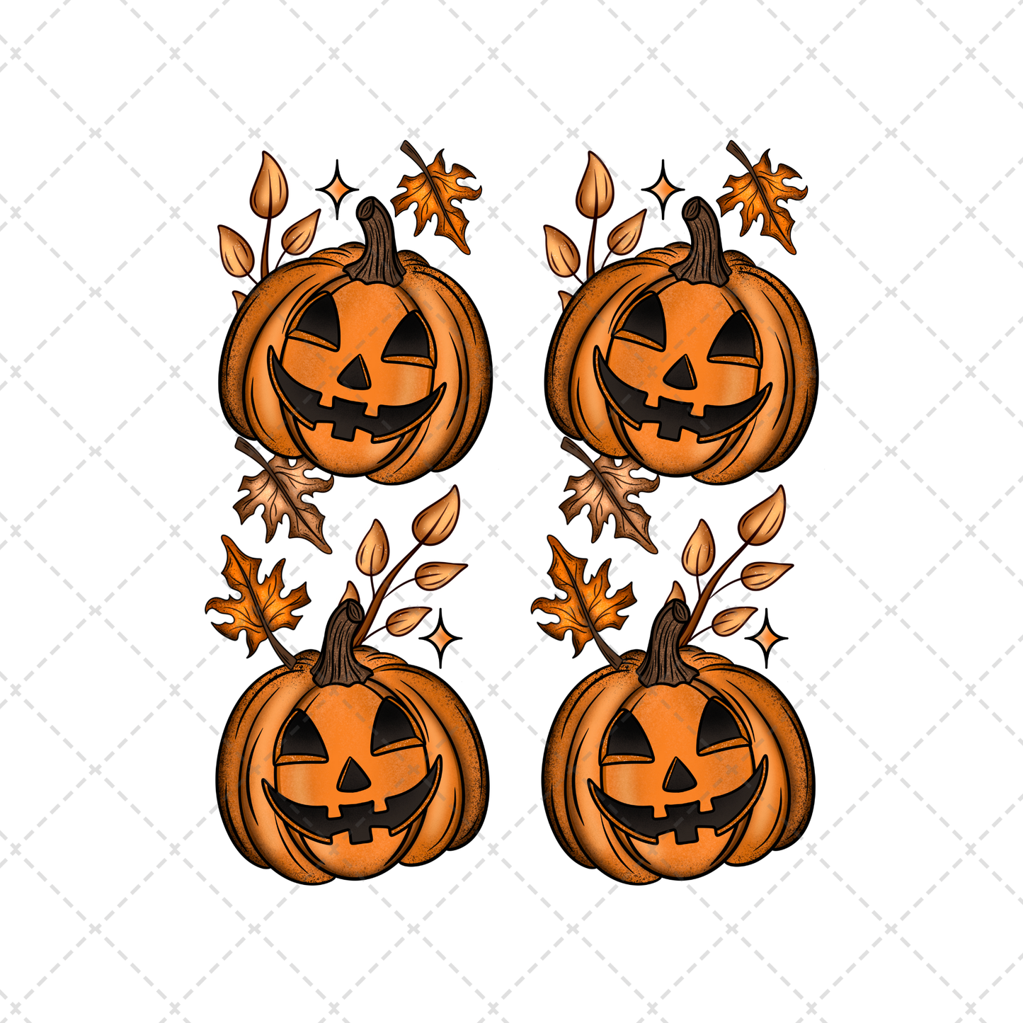 Basic Pumpkin Transfer **TWO PART* SOLD SEPARATELY**