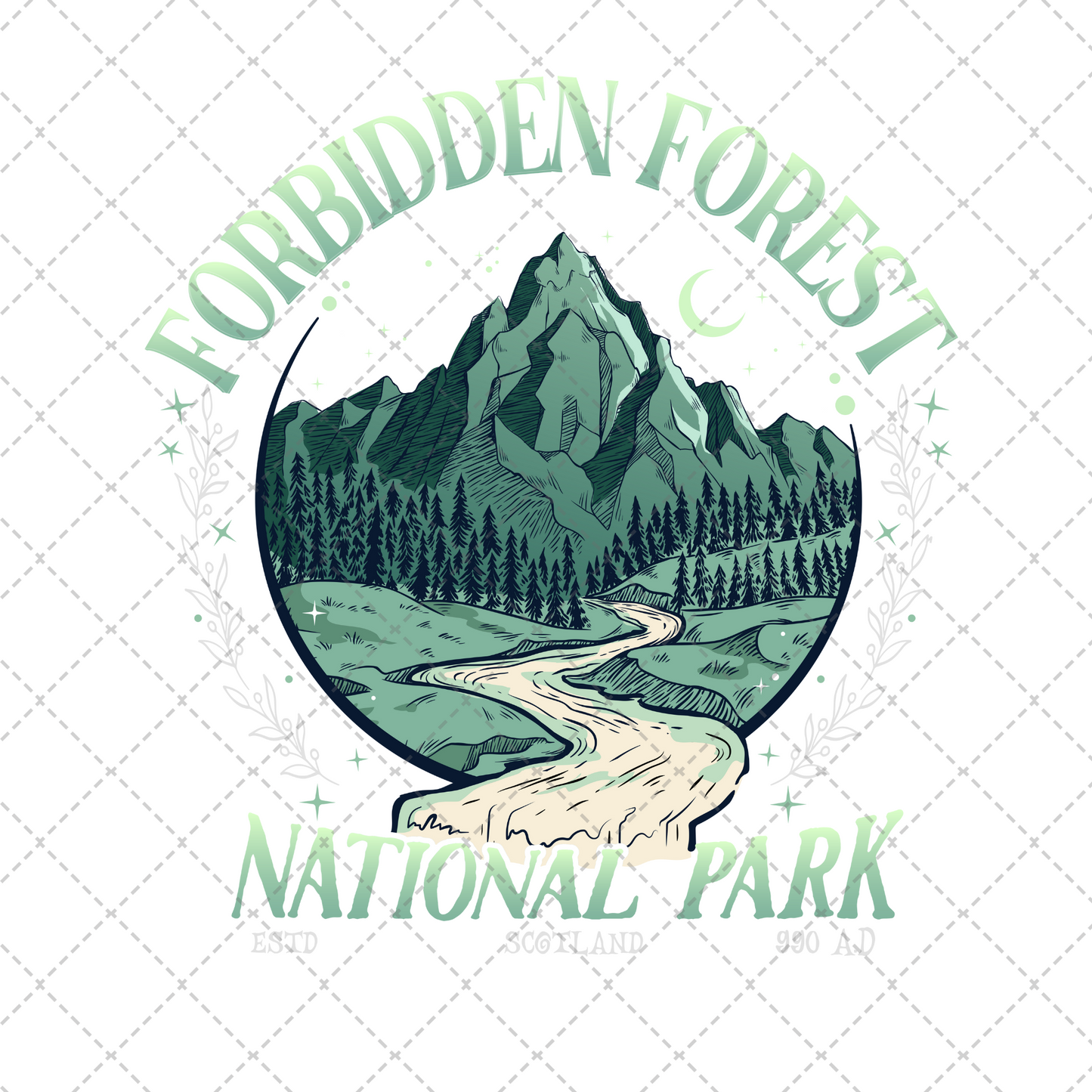 Forbidden Forest ** TWO PART* SOLD  SEPARATELY** Transfer