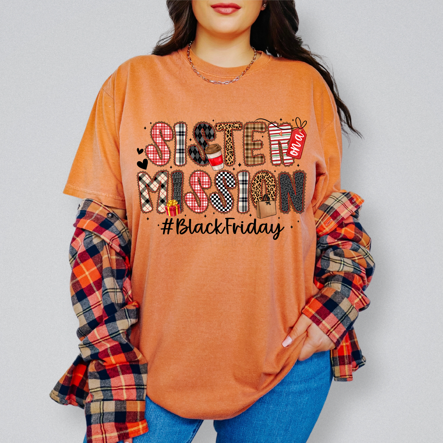 Sister On a Mission Blak Friday Transfer