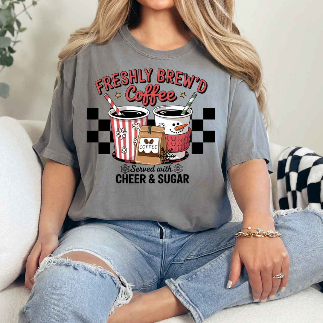 Coffee Served With Cheer And Sugar Transfer