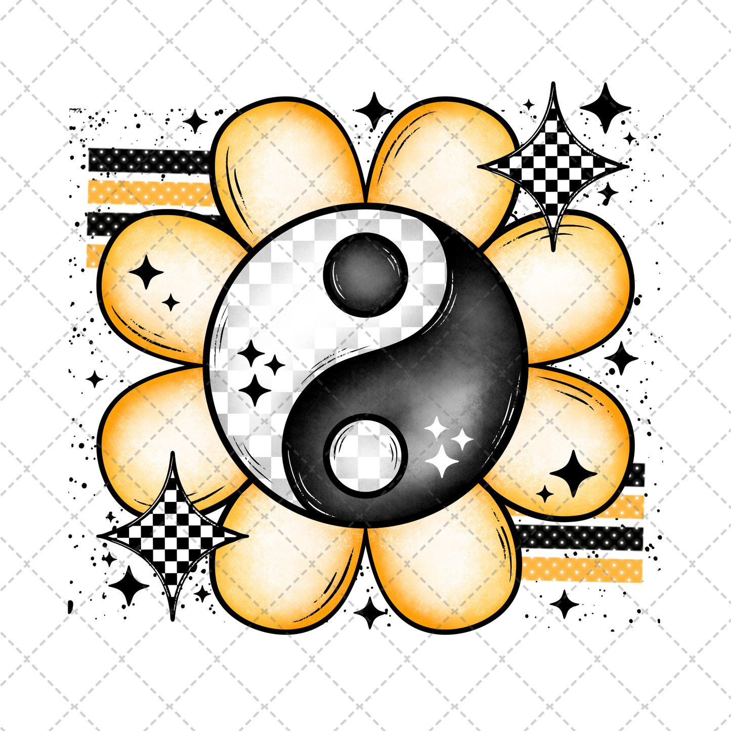 Yin Yang Daisy Transfer