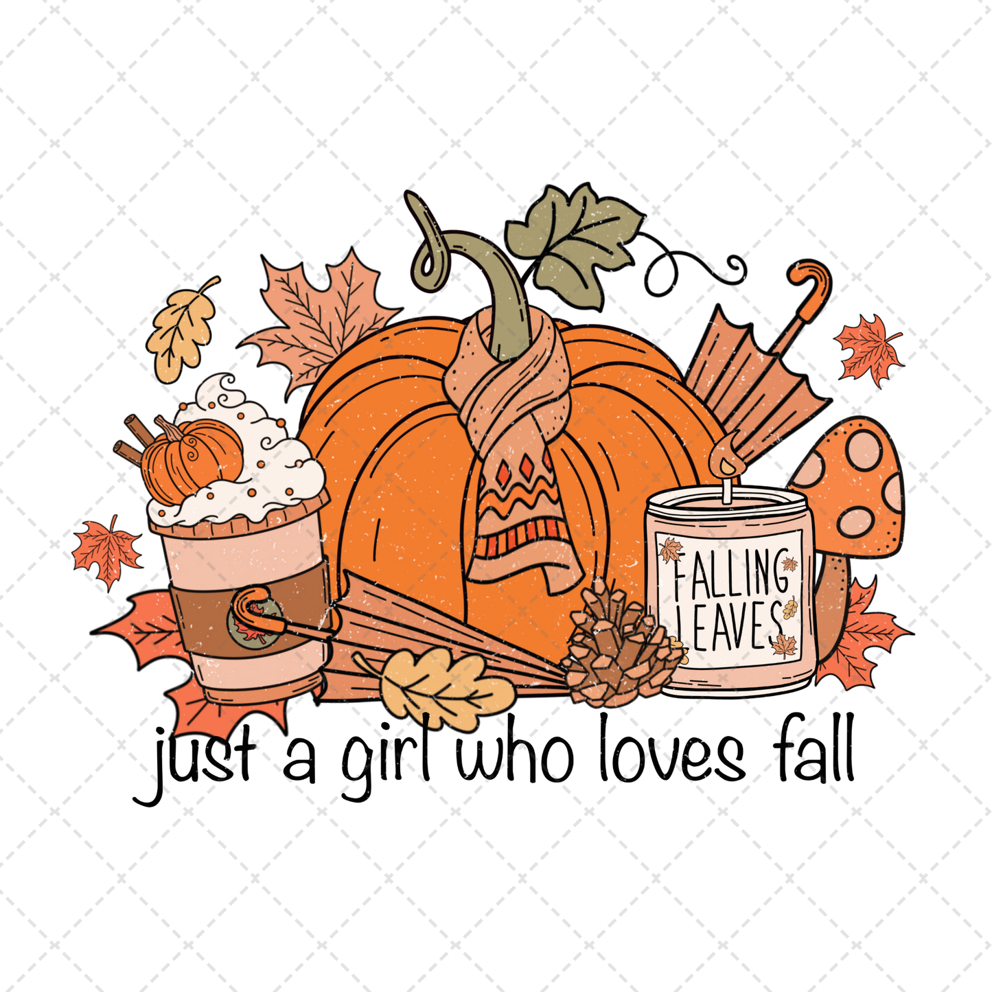 Just A Girl Who Loves Fall Transfer