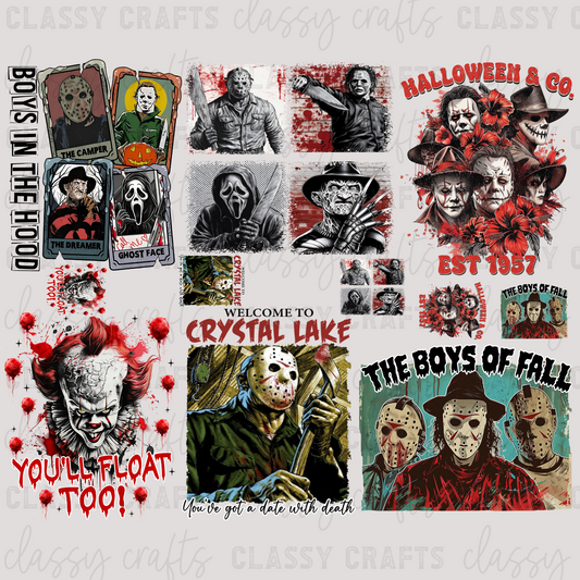 Men Of Halloween - 30x24 -PREMADE GANG SHEET