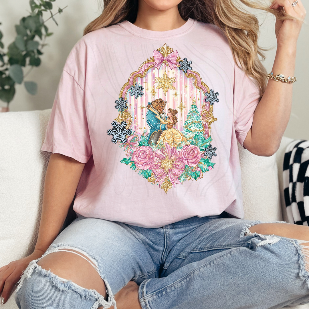 Belle Princess Christmas Transfer