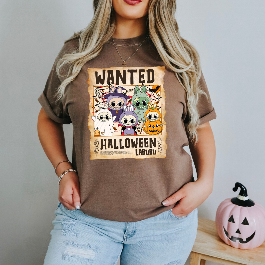 Wanted Spooky Labubu Transfer