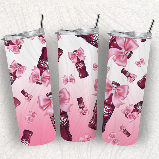 Dr P Bow Tumbler Wrap Transfer