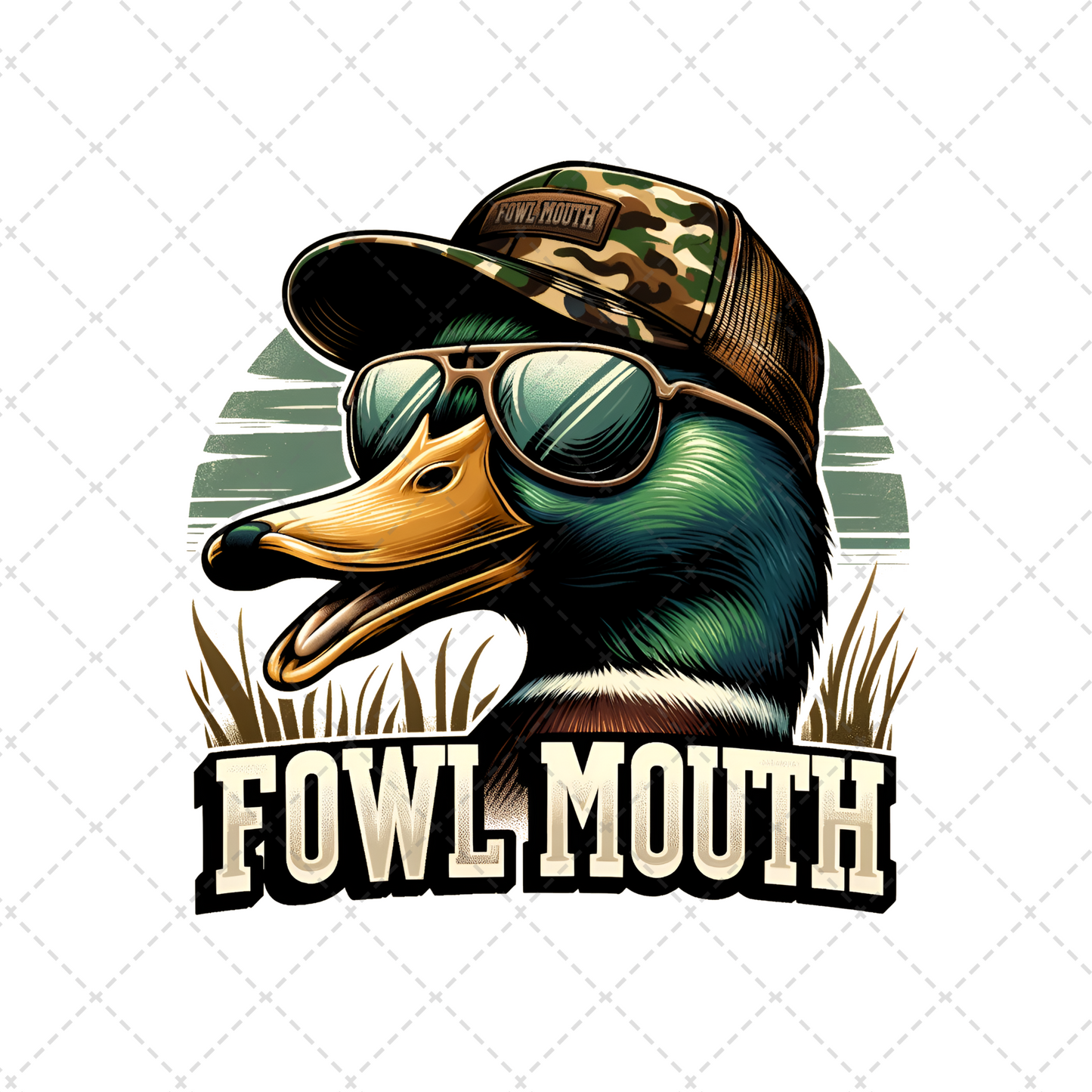 Fowl Mouth Transfer **TWO PART* SOLD SEPARATELY**