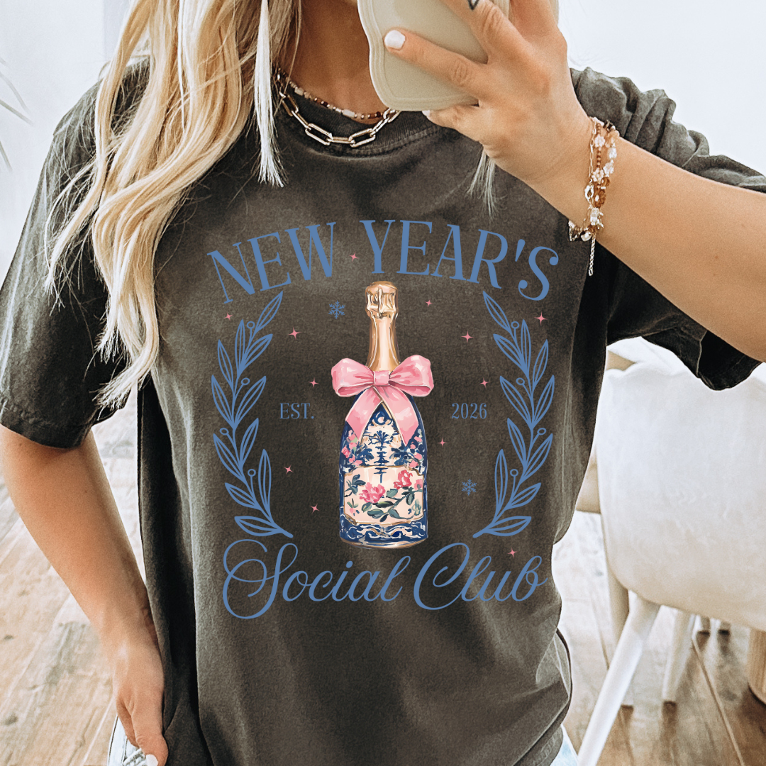 New Years Social Club Transfer**SOLD SEPARATELY**