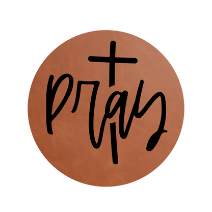 Pray✝️ Leather Patch