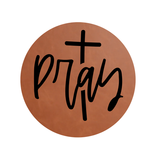 Pray✝️ Leather Patch