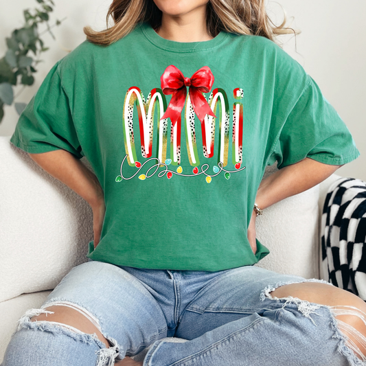 Mimi Christmas Lights Transfer