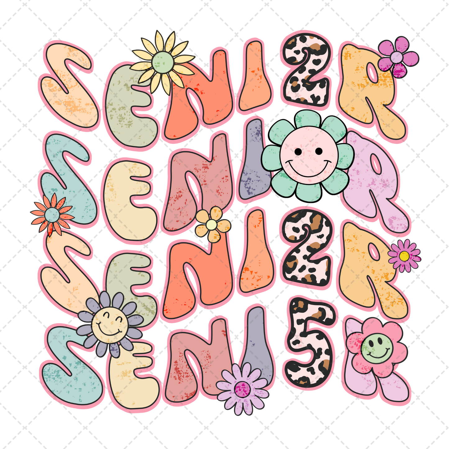 Senior 2025 Flower Transfer