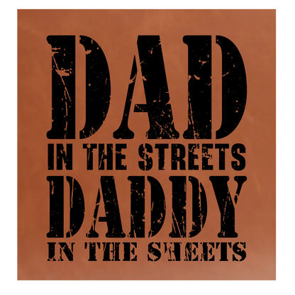 Dad In The Streets Leather Patch