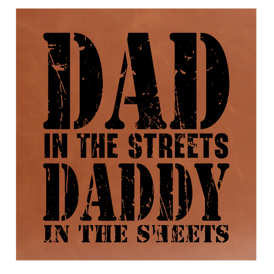 Dad In The Streets Leather Patch