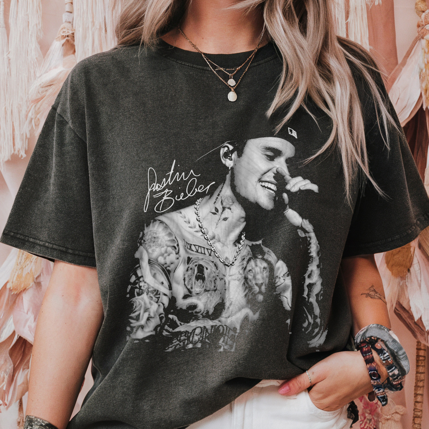 Justin Half Tone Transfer