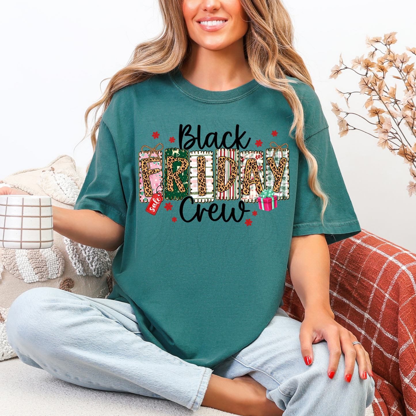 Black Friday Crew Christmas Transfer