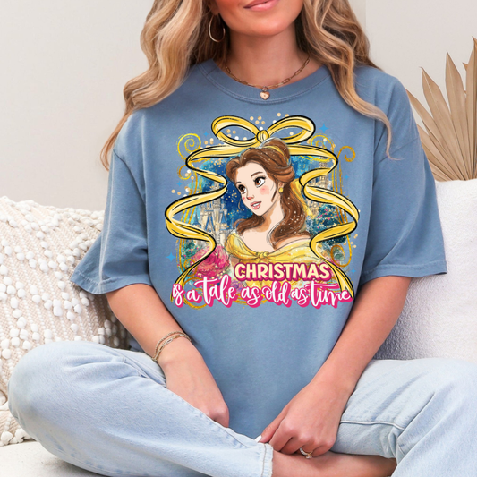 Old As Time Princess Christmas Transfer