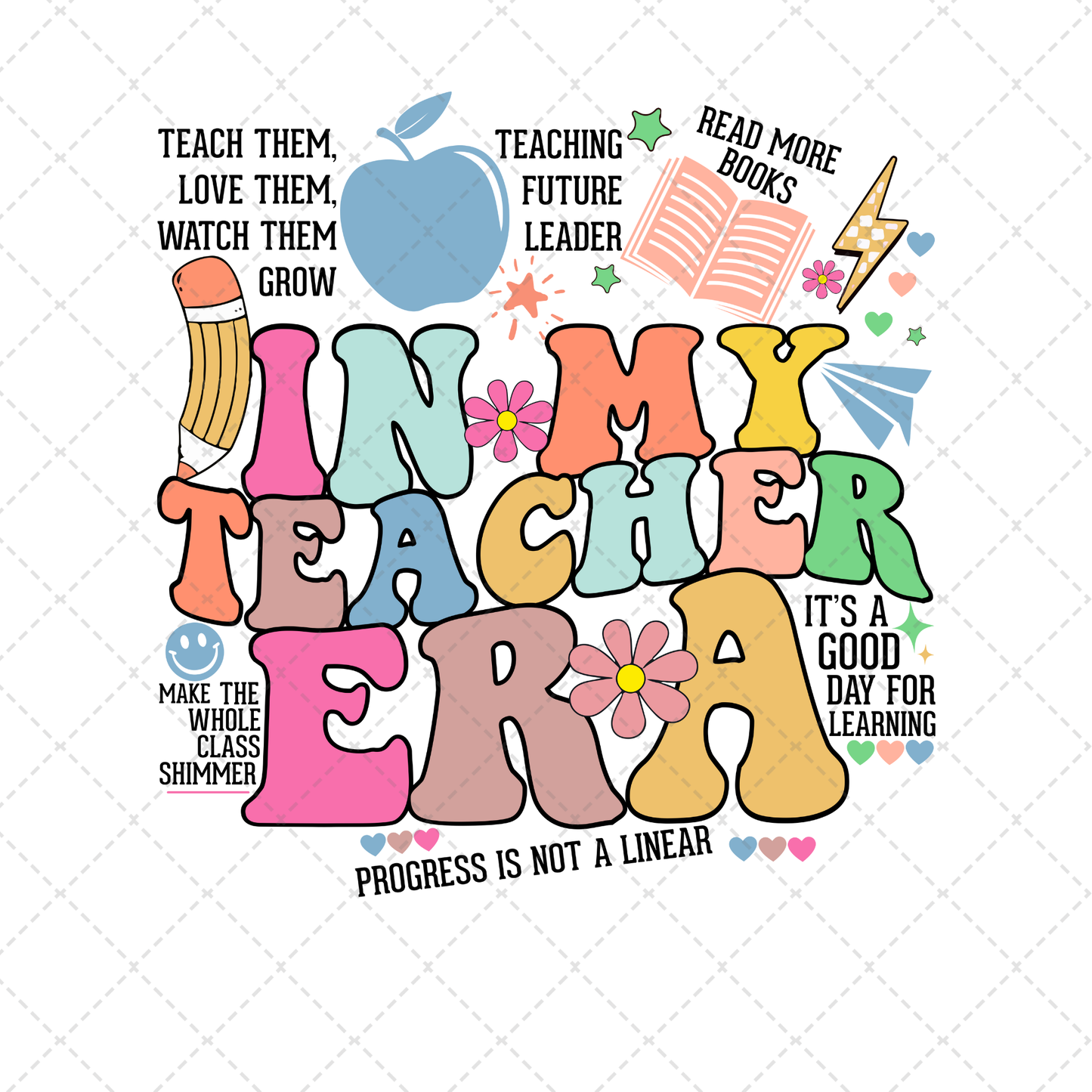 Teacher Era Transfer ** TWO PART* SOLD SEPARATELY**