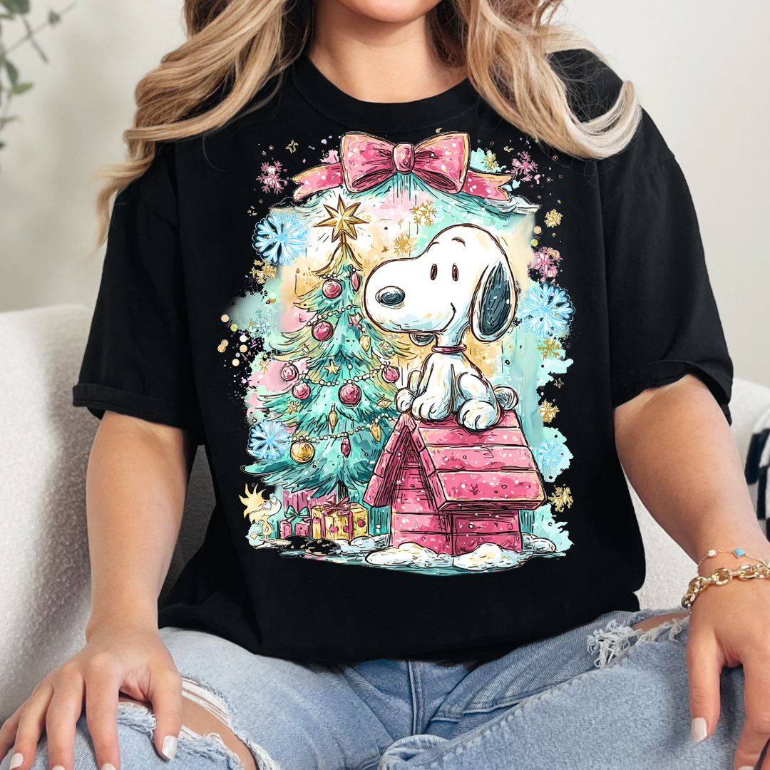 Snoopy Christmas Tree Transfer