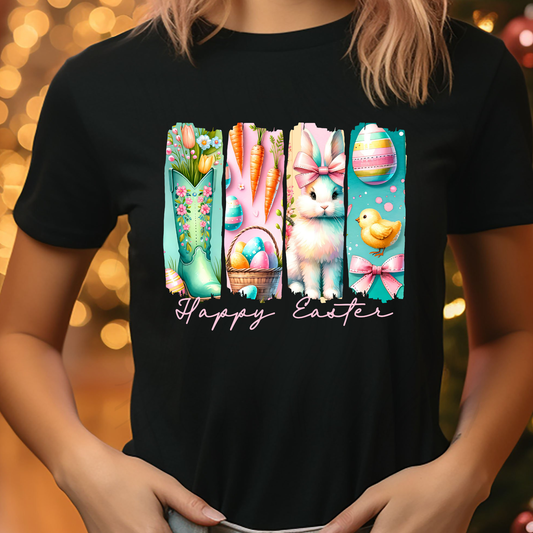 Happy Easter Brushstroke Transfer