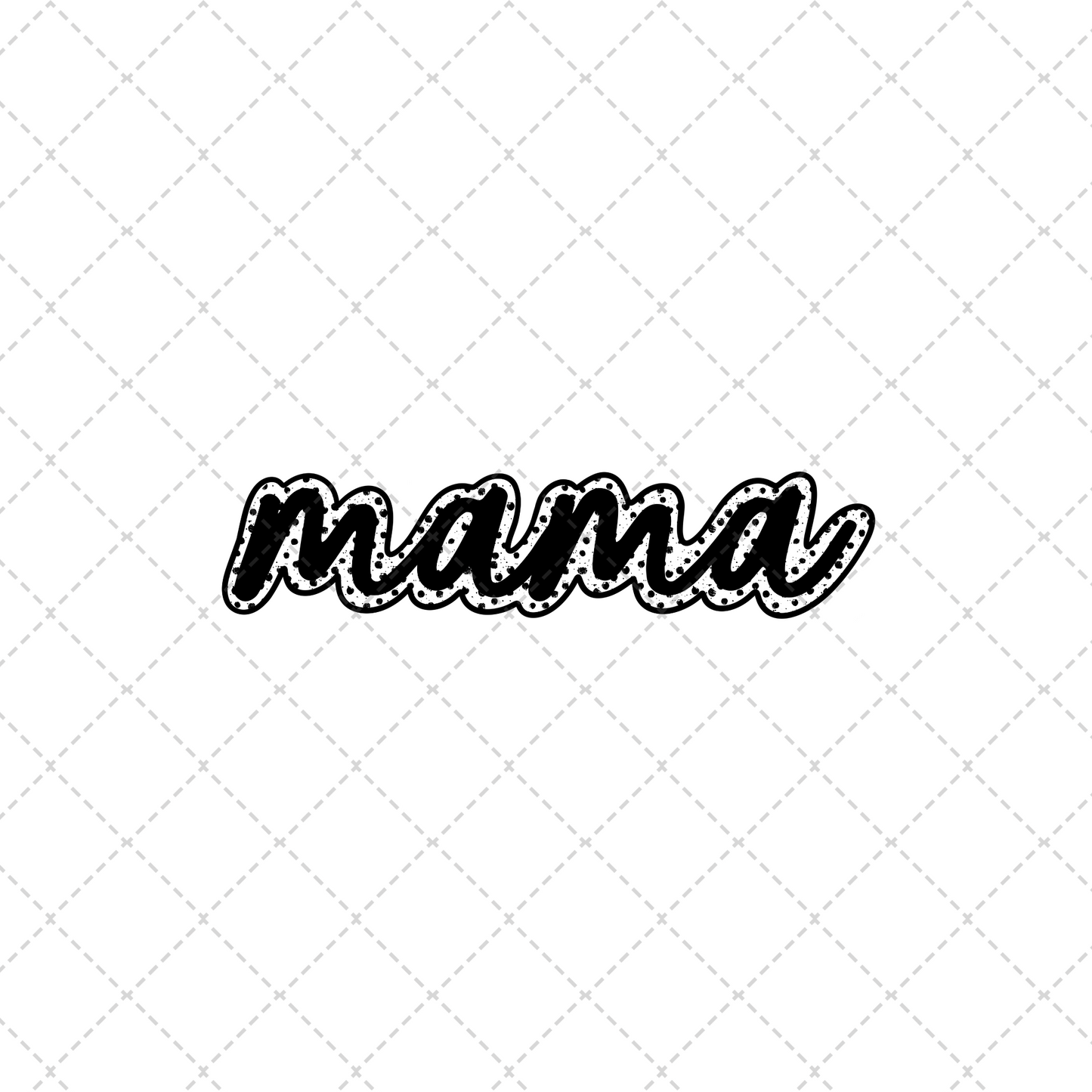 Mama Polka Dot Transfer