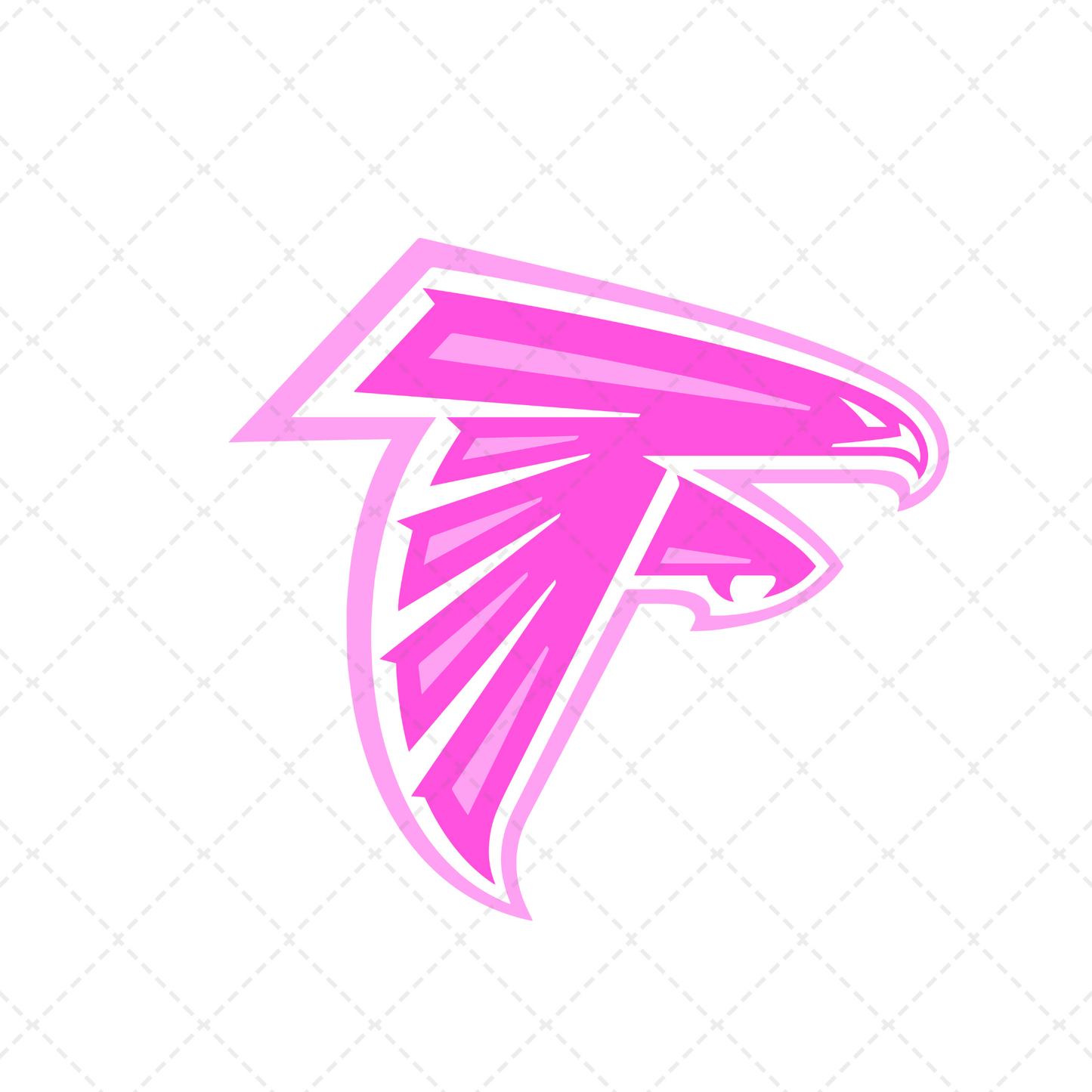 Falcons Pink Transfer