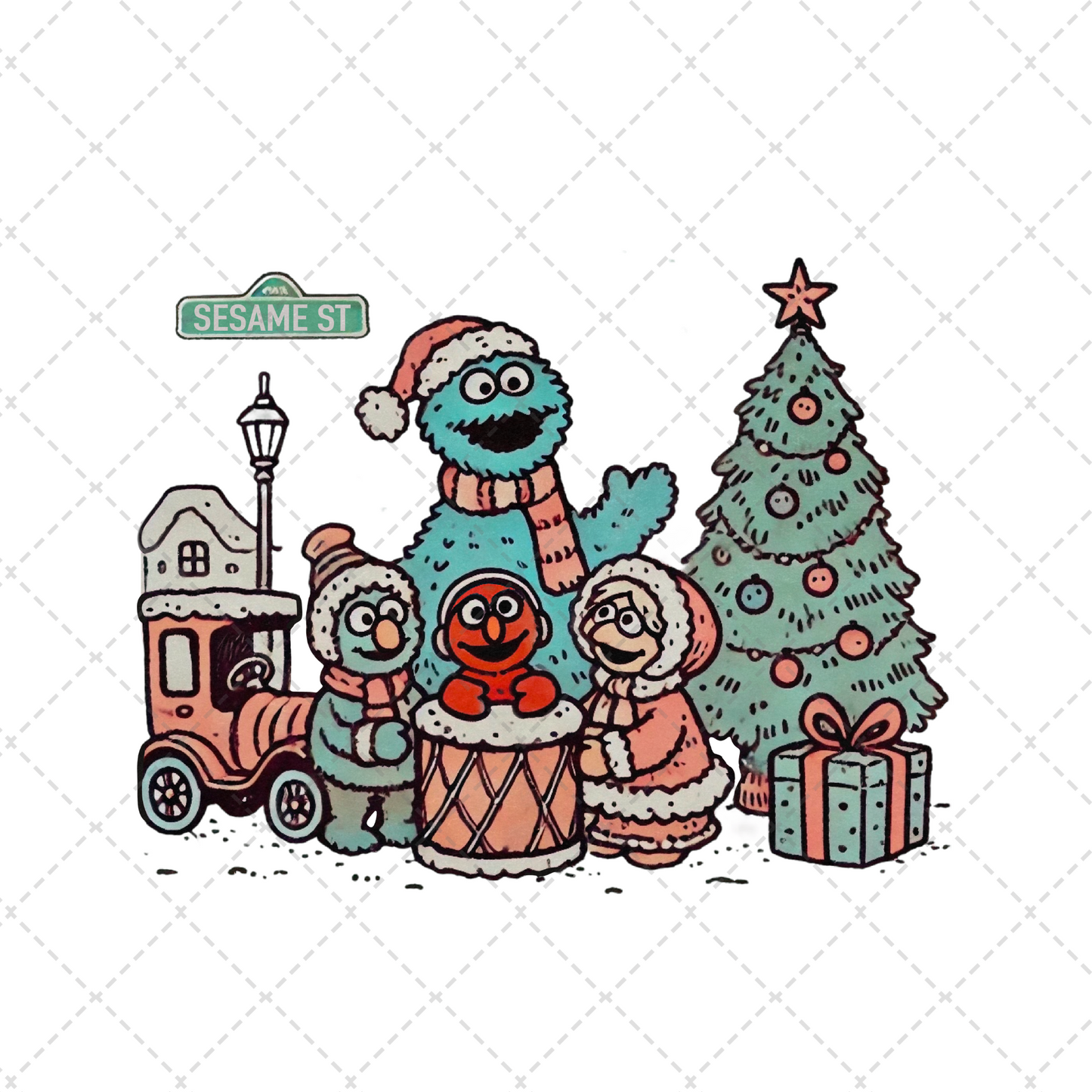 Sesame Christmas Transfer