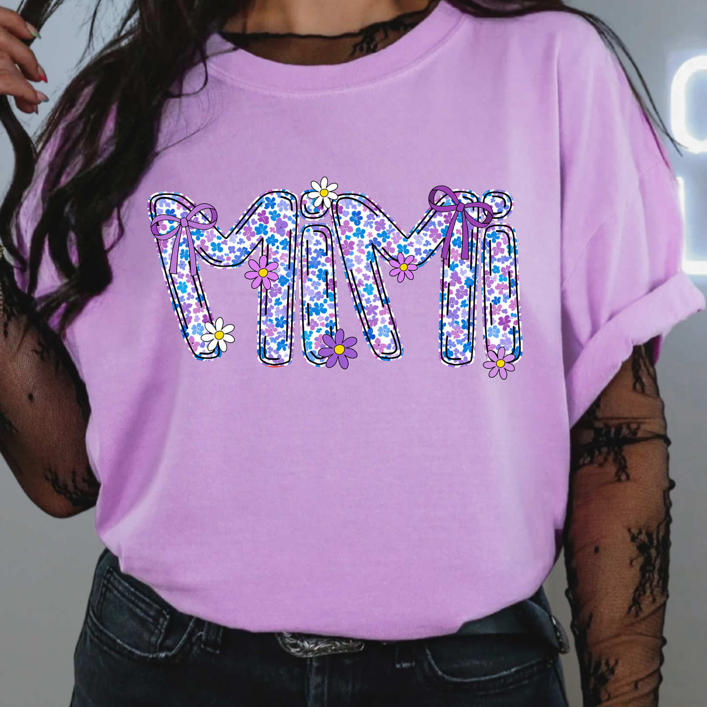 Purple Floral Family Title Transfer **SOLD SEPARATELY**