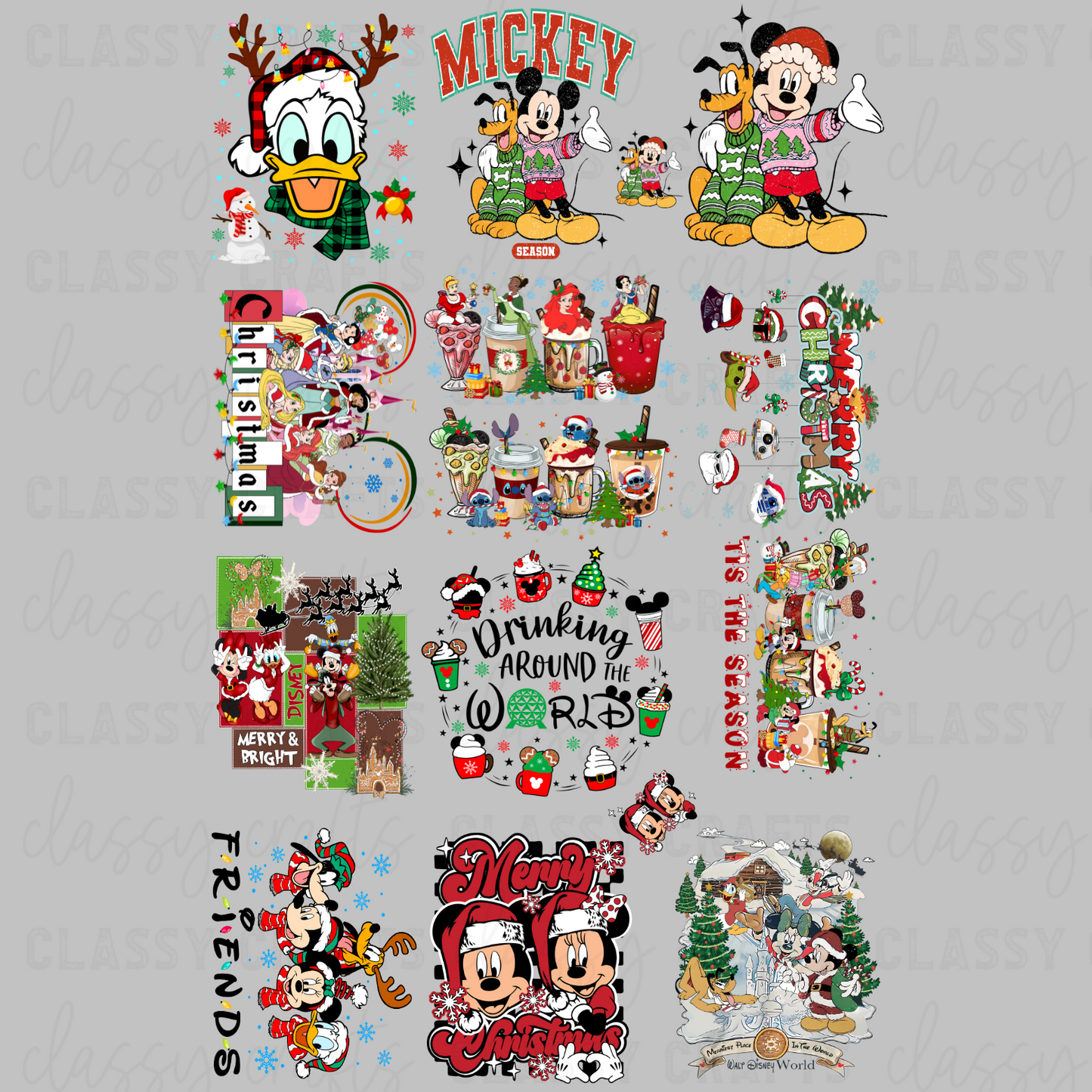 Magical Place Christmas - 30x48 - PREMADE GANG SHEET