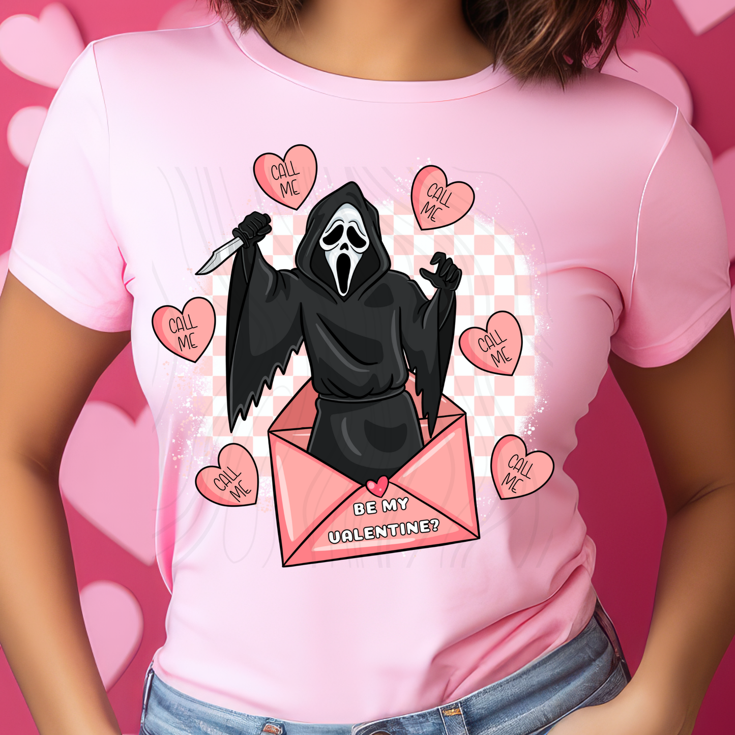 Scream Valentines Transfer**SOLD SEPARATELY**