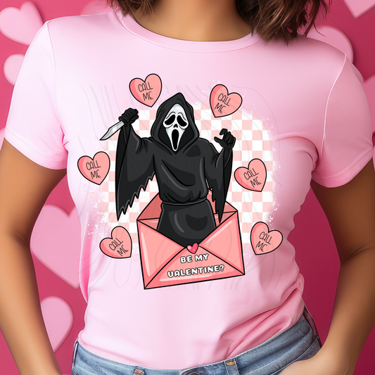 Scream Valentines Transfer**SOLD SEPARATELY**
