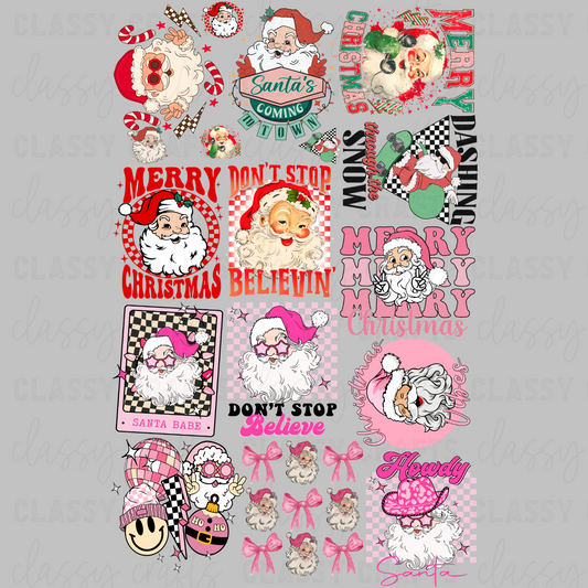 Santa Claus - 30x48 - PREMADE GANG SHEET