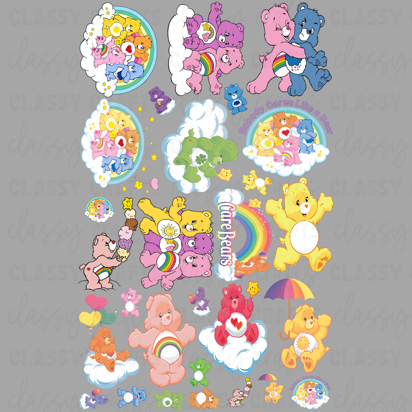 Sweet Bears - 30x48 - PREMADE GANG SHEET