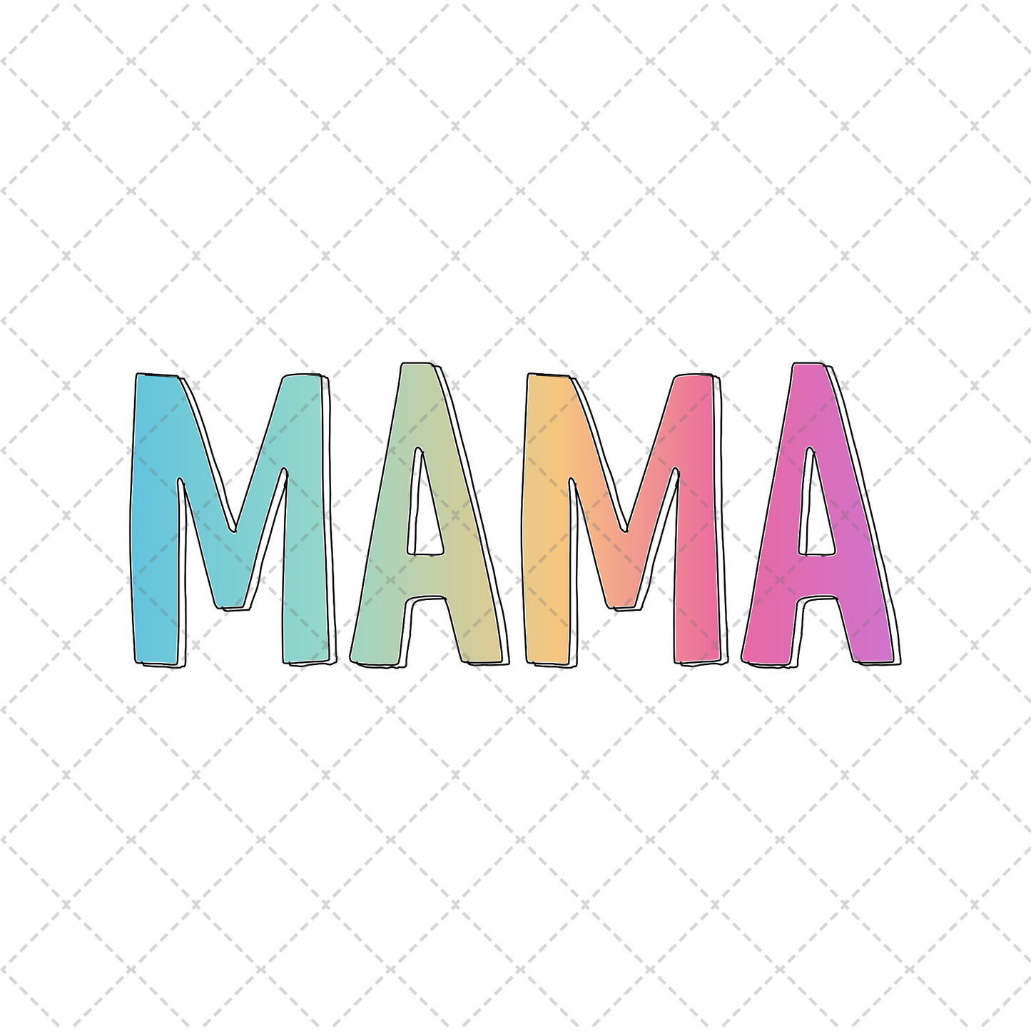 Colorful Mama Mini Transfer