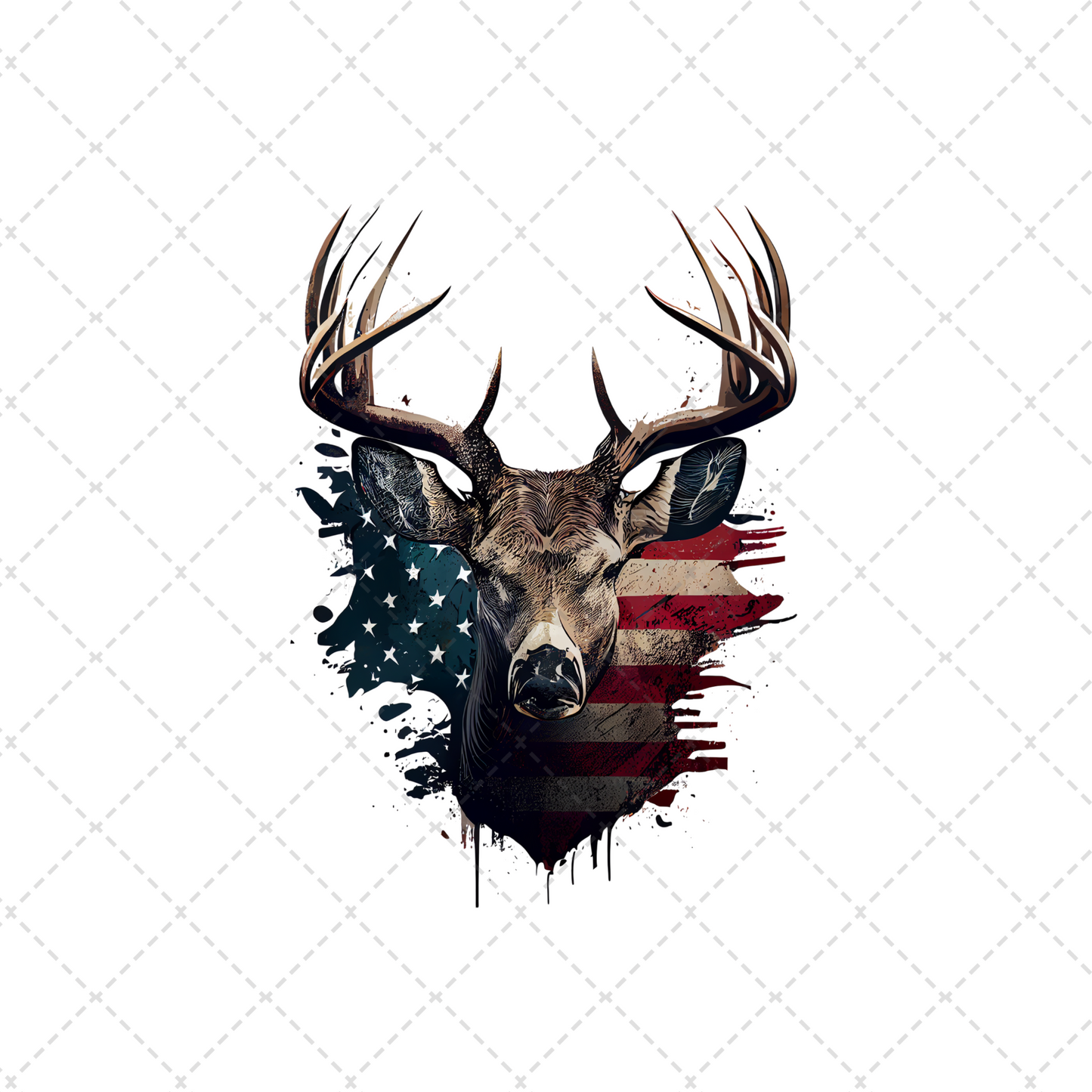 Deer Head Flag Transfer