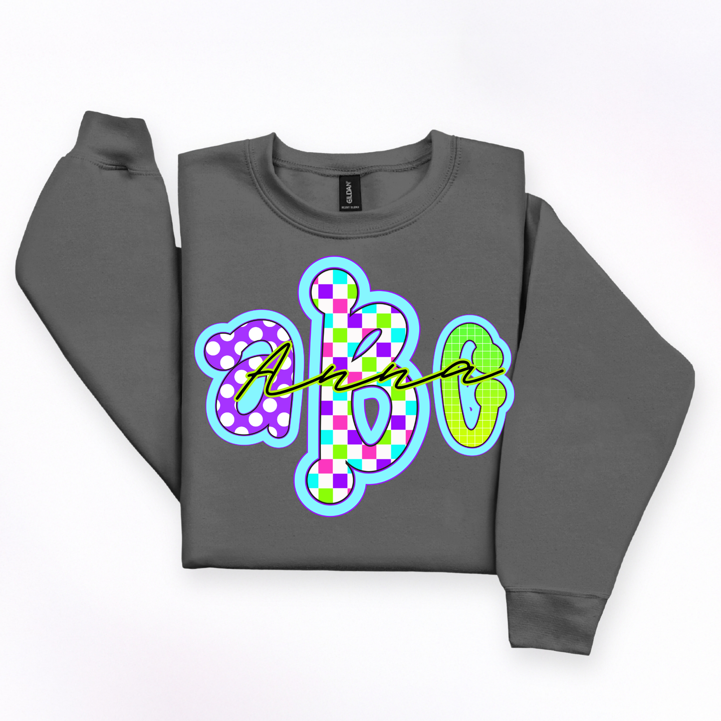 Neon Wild Thing - Custom Monogram Transfer