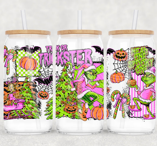 Grinch nPinl 16oz Libbey Wrap Transfer