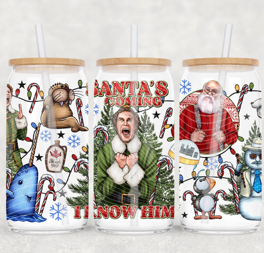 I Know Him 16oz Libbey Wrap Transfer