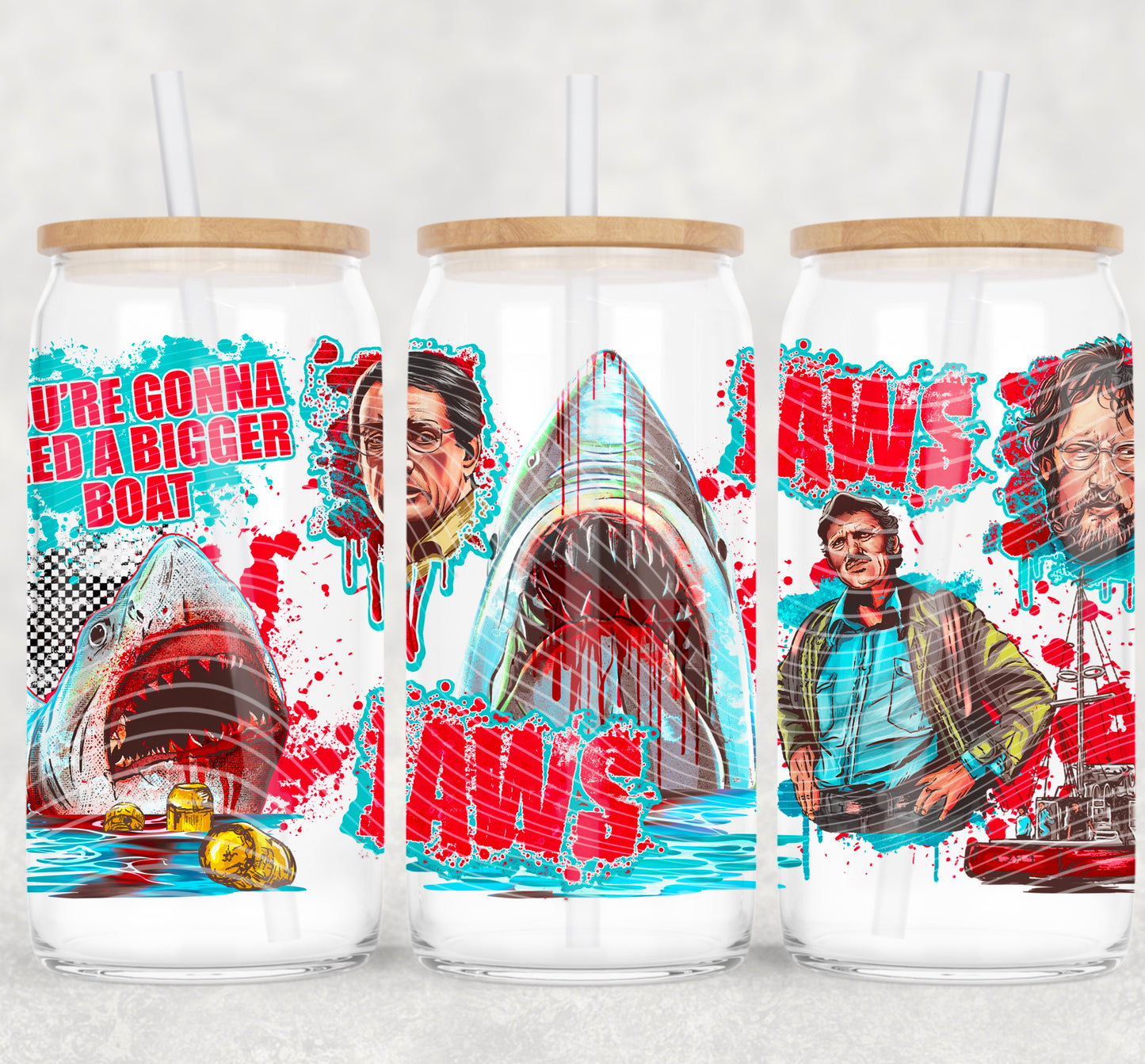 Shark 1975 16oz Libbey Wrap
