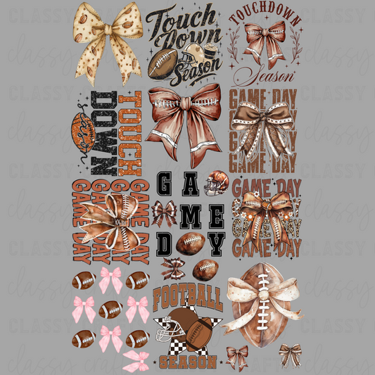 Football Game Day - 30x48 - PREMADE GANG SHEET