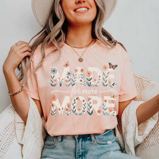Made For More Floral & Butterflies Transfer