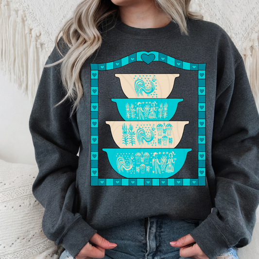 Vintage Pilgrim Nesting Bowls Transfer