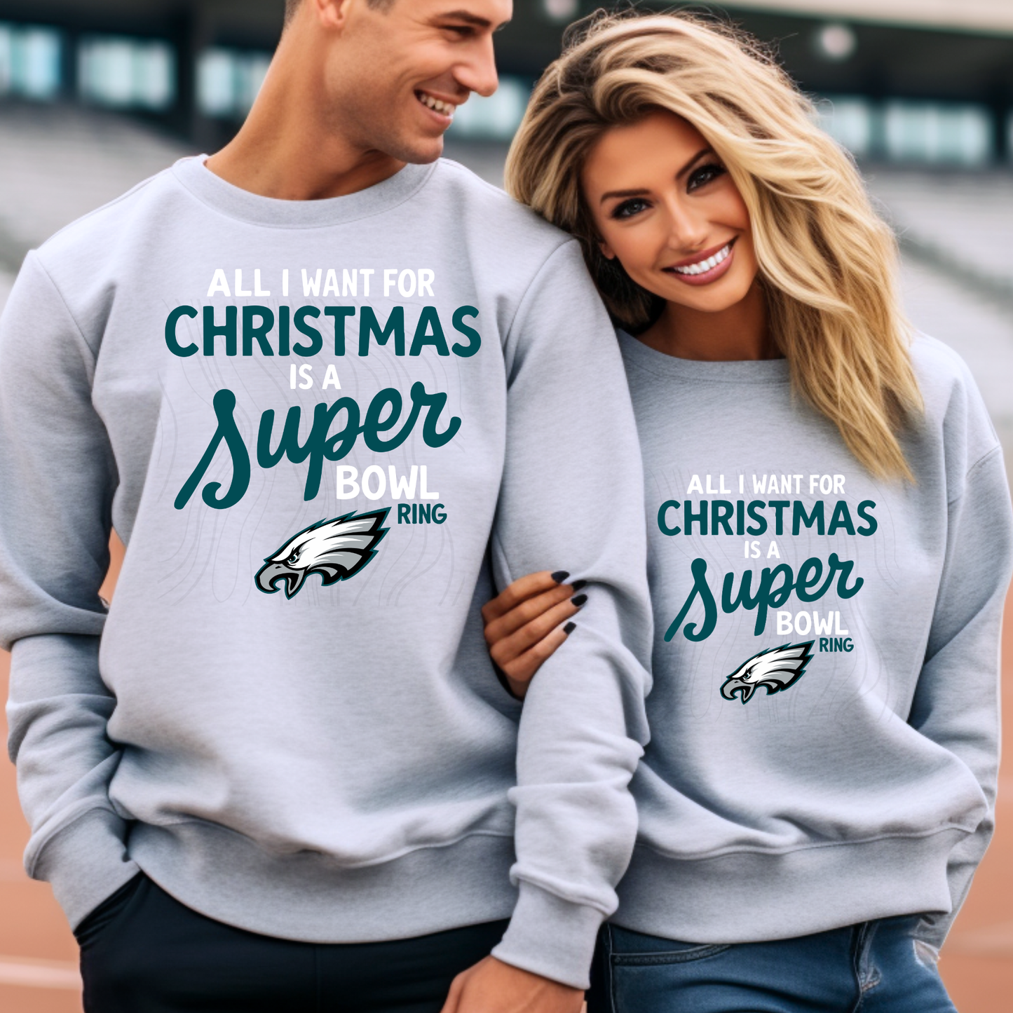 Christmas Super Bowl PE Transfer**SOLD SEPARATELY**