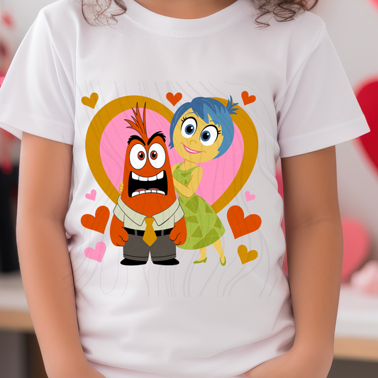 Anger Joy Valentines Transfer