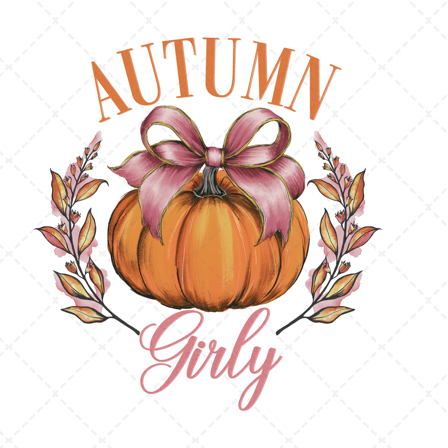 Autumn Girly Transfer