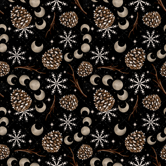 Winter Pinecones Seamless - Sublimation Transfer