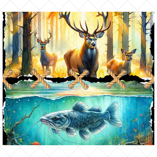 Fish N Deer - Sublimation Transfer