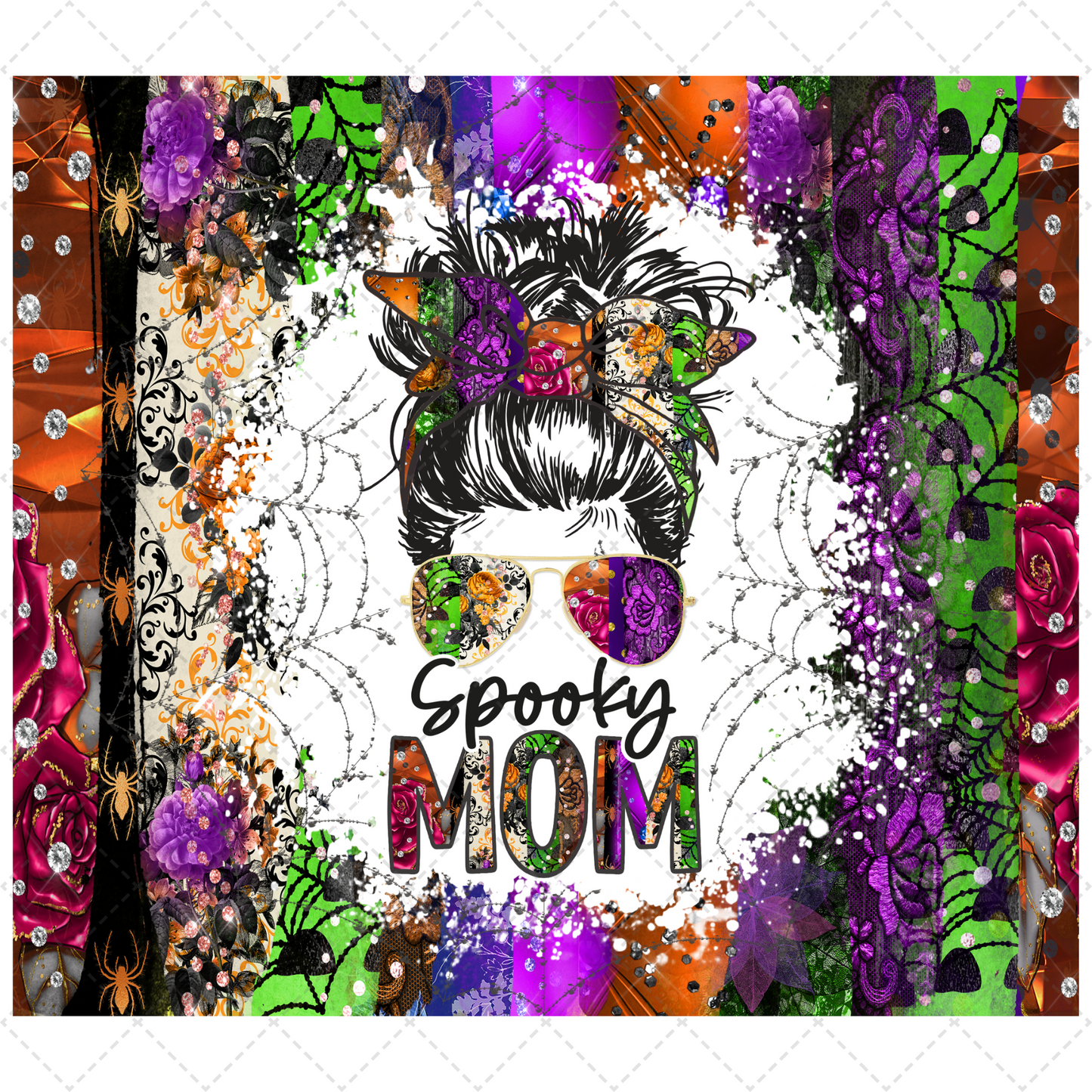 Spooky Mom - Sublimation Transfer Tumbler