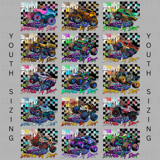 MONSTER JAM FUELED BY FAITH 30X48