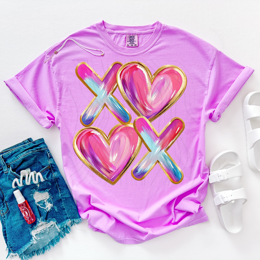 Valentine Abstract Heart Transfer